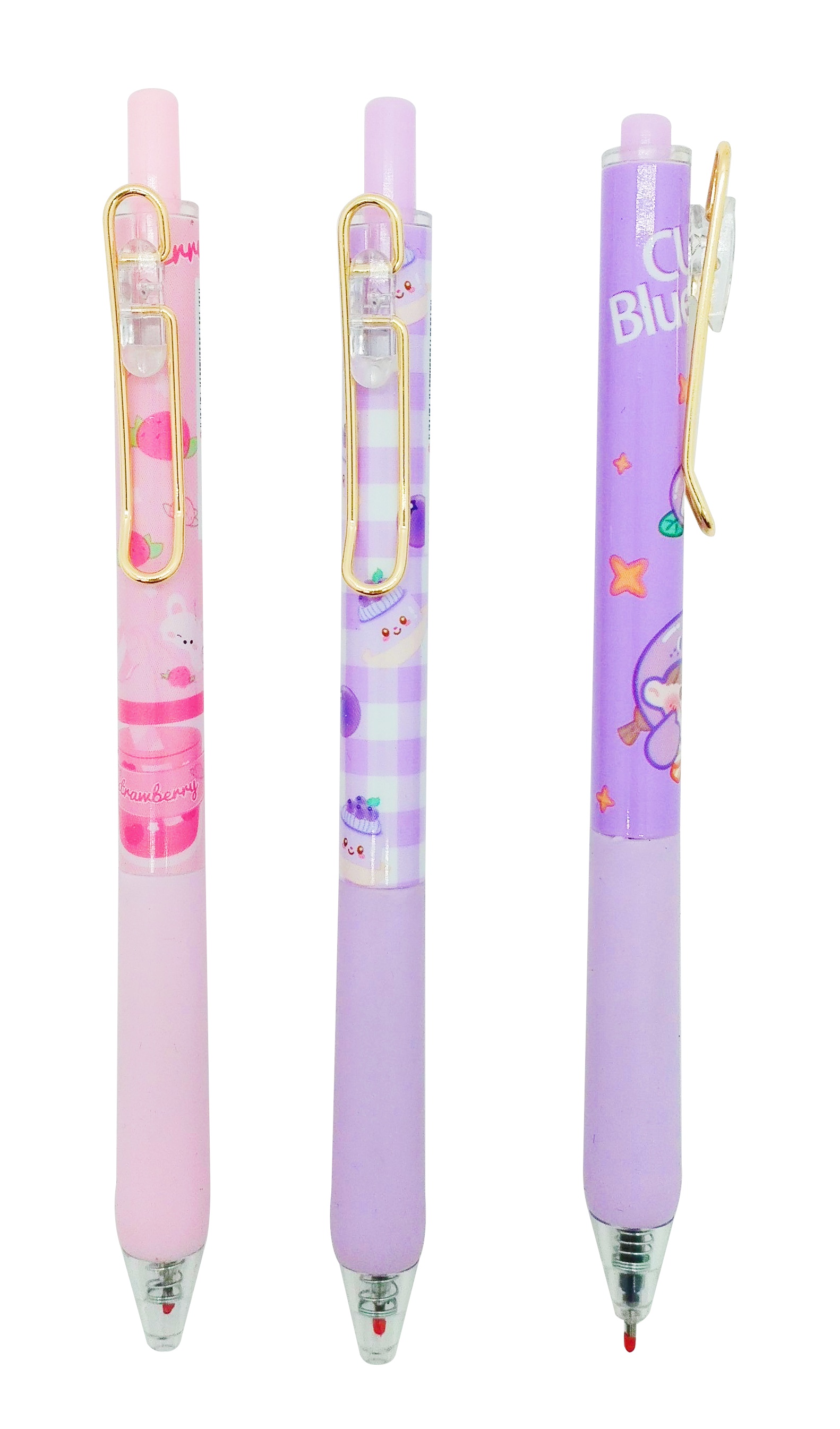 RETRACTABLE CUTE CARTOON OFFICE LINE PEN